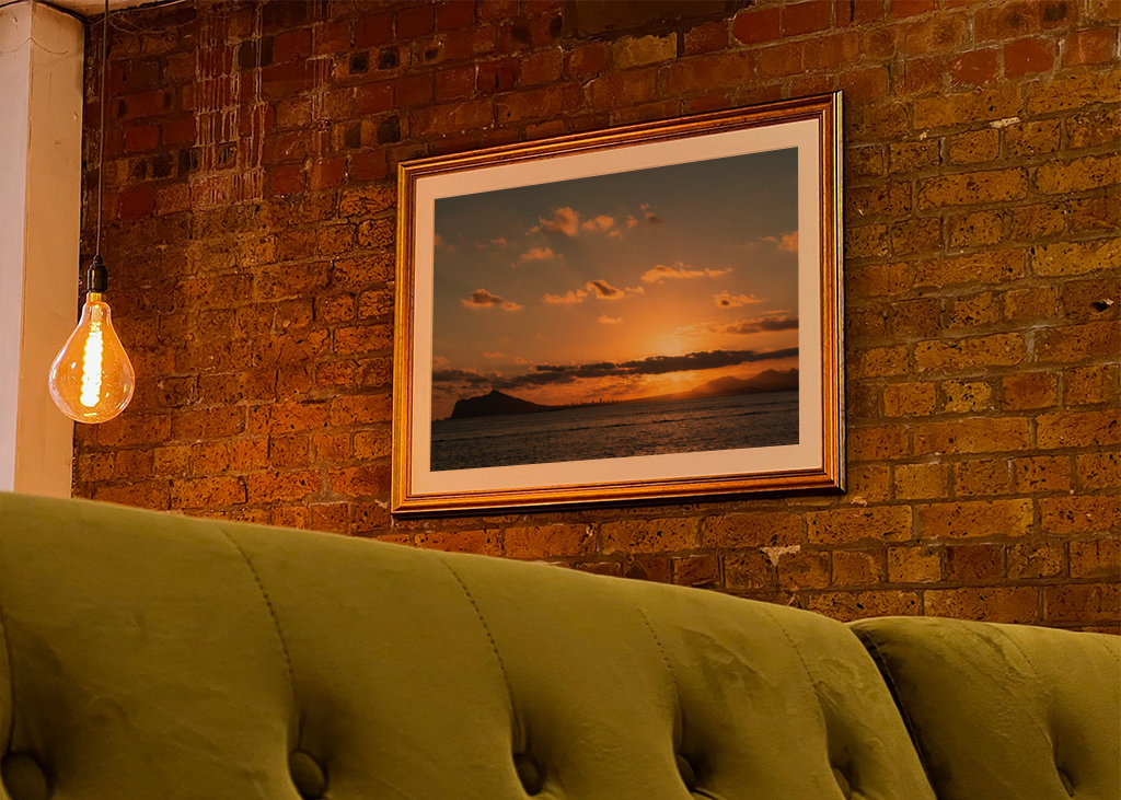 Golden Mediterranean sunset