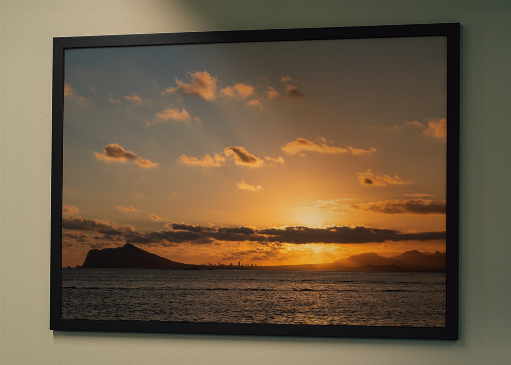 Golden Mediterranean sunset