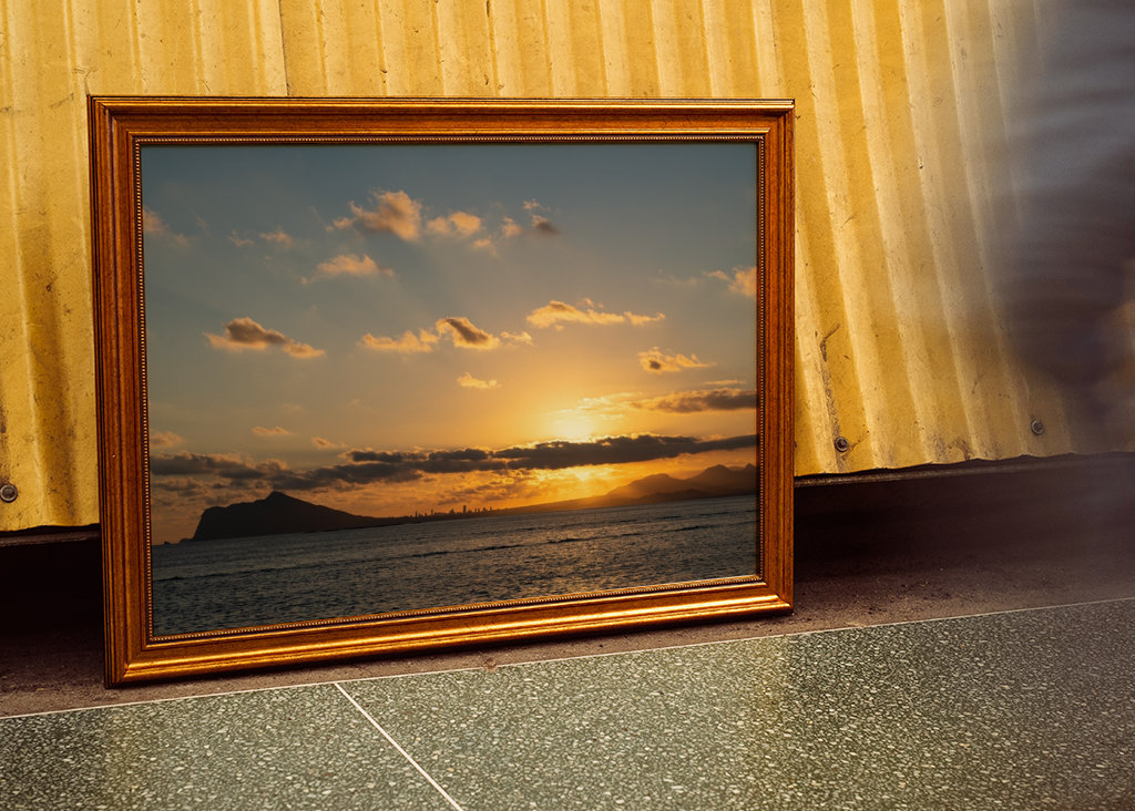 Golden Mediterranean sunset