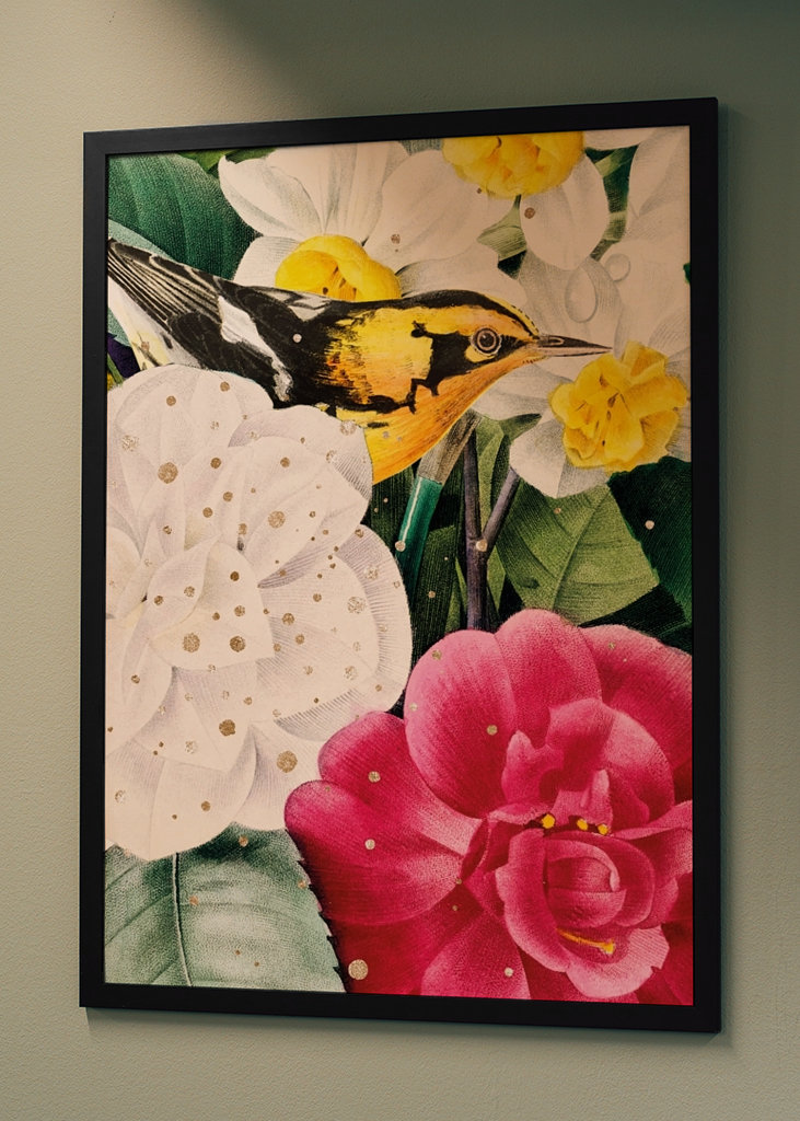 Madár a virágok között