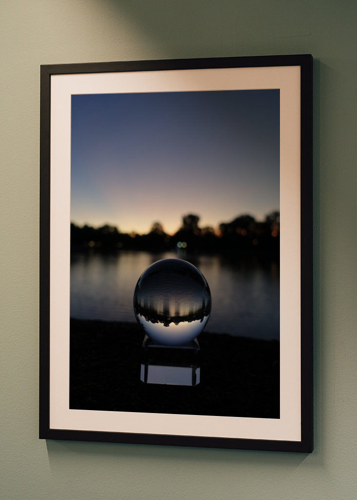 Morgenstimmung in Glaskugel!