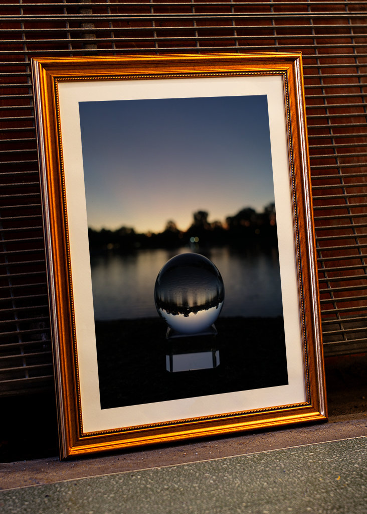 Morgenstimmung in Glaskugel!