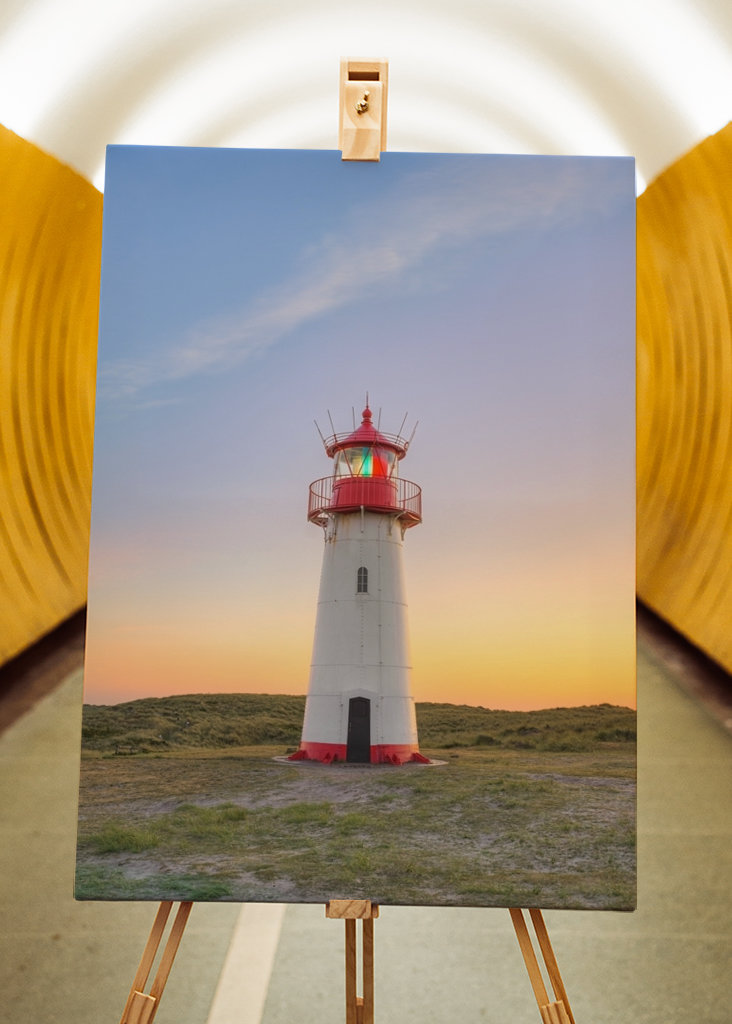 Sylt Leuchtturm am Abend