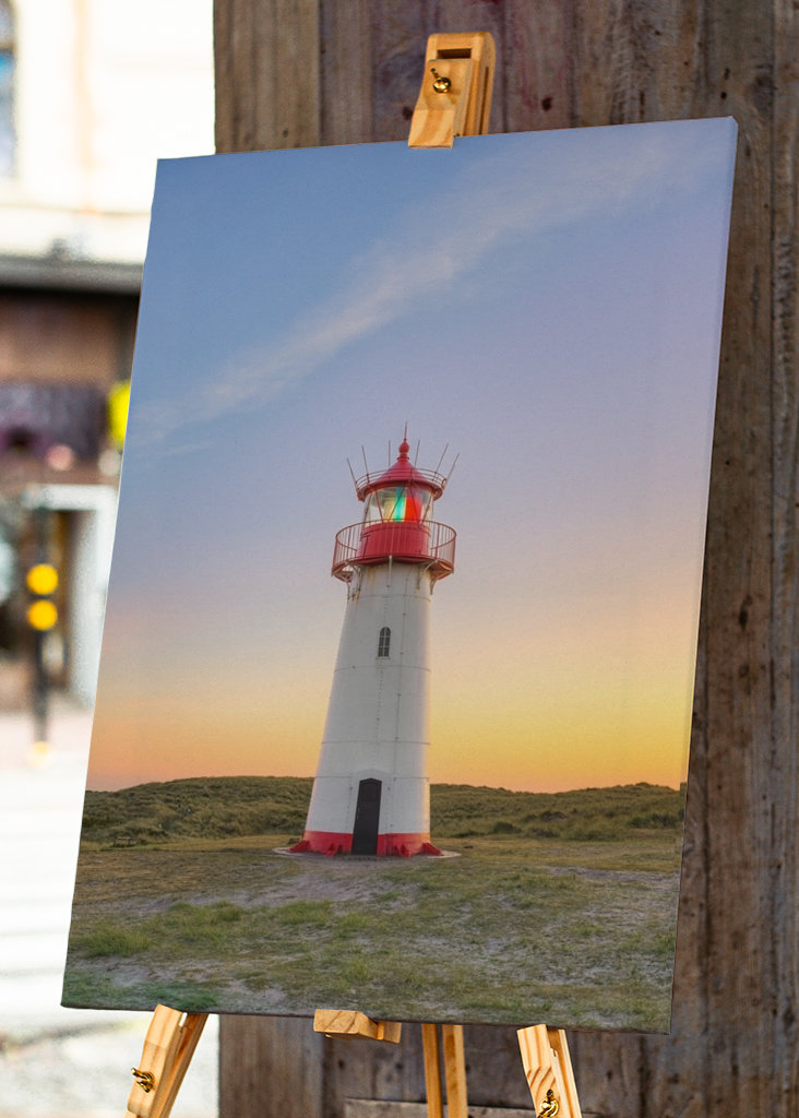Sylt Leuchtturm am Abend