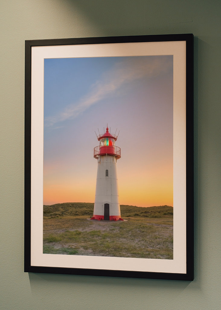 Sylt Leuchtturm am Abend