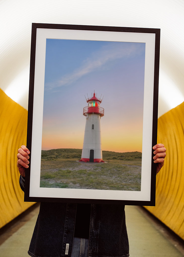 Sylt Leuchtturm am Abend