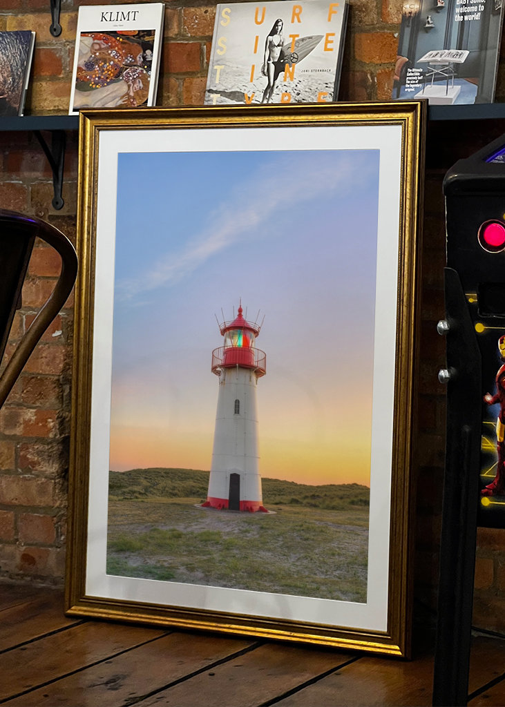 Sylt Leuchtturm am Abend