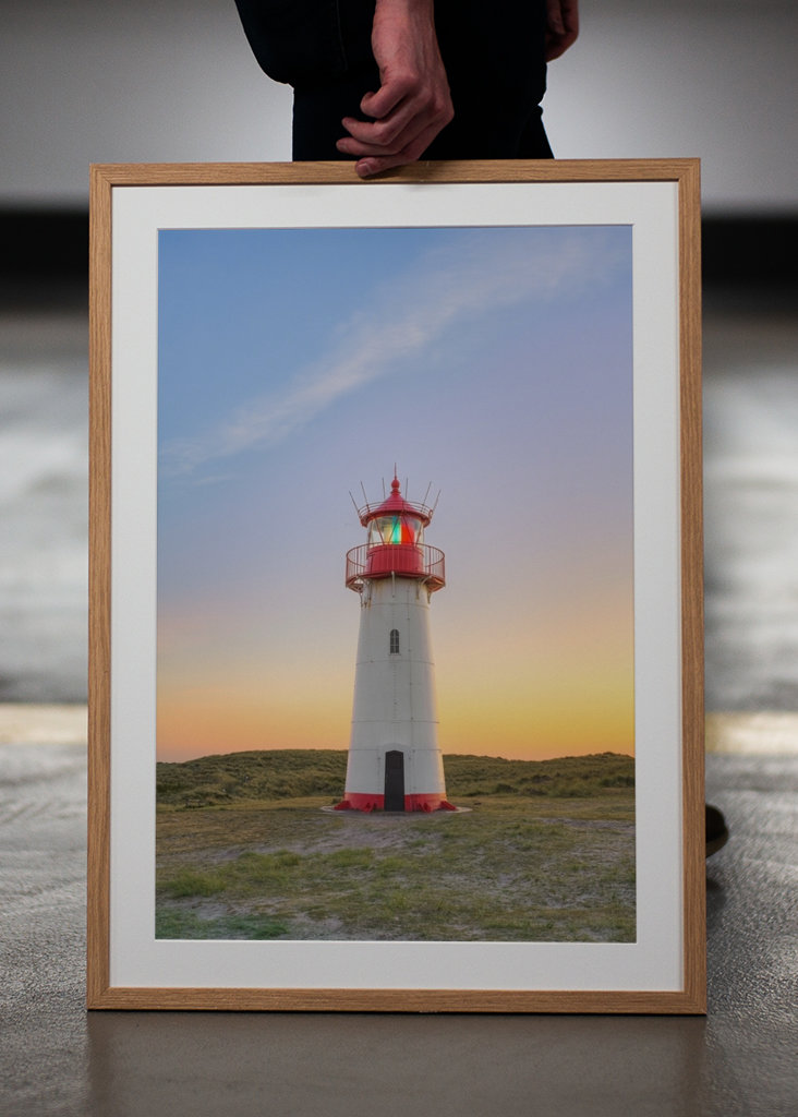 Sylt Leuchtturm am Abend