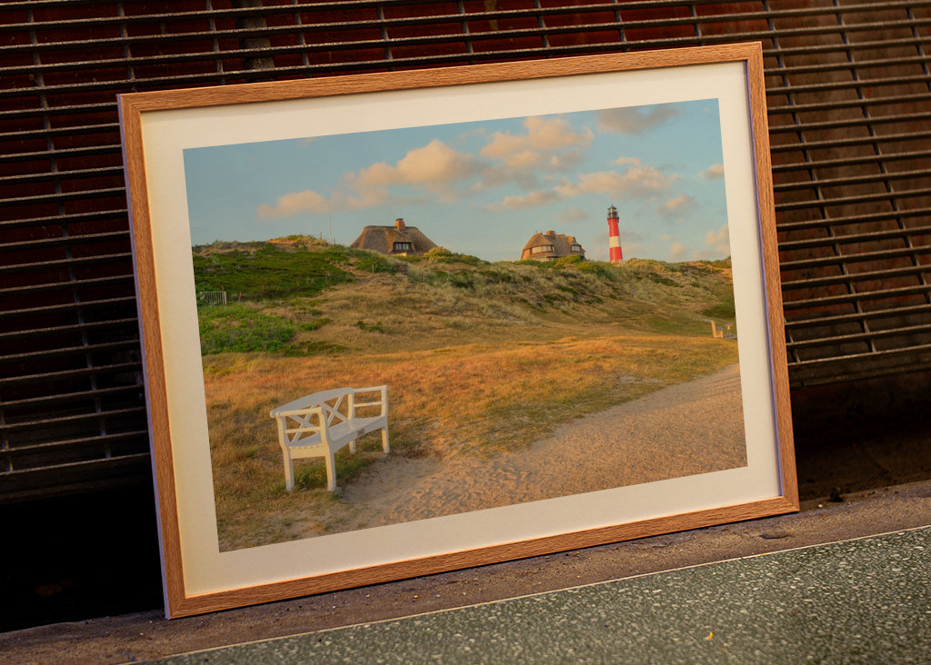 Weiße Bank in Hörnum auf Sylt