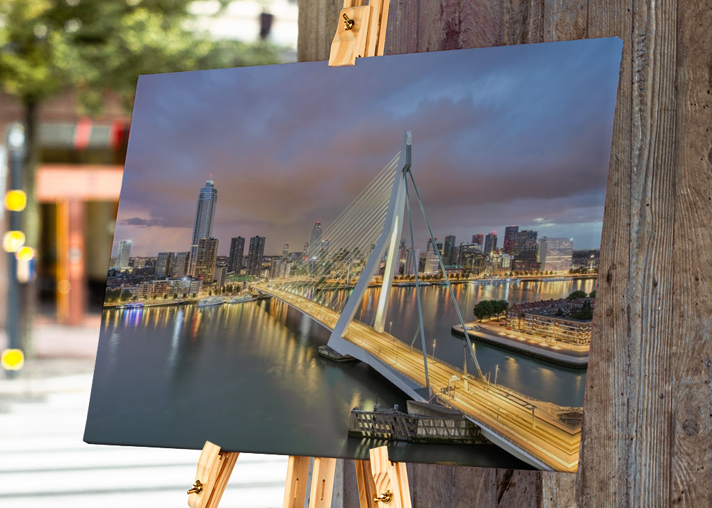 Erasmus Bridge in Rotterdam