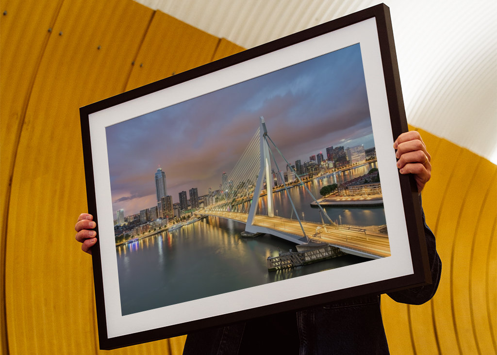 Erasmus Bridge in Rotterdam