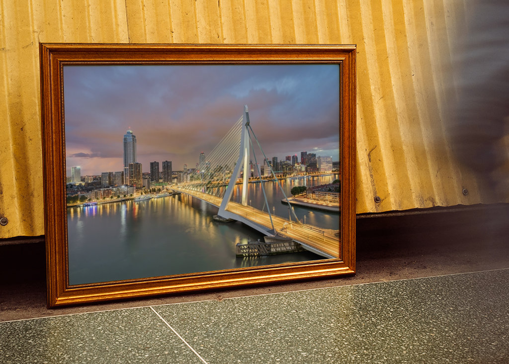 Erasmus Bridge in Rotterdam