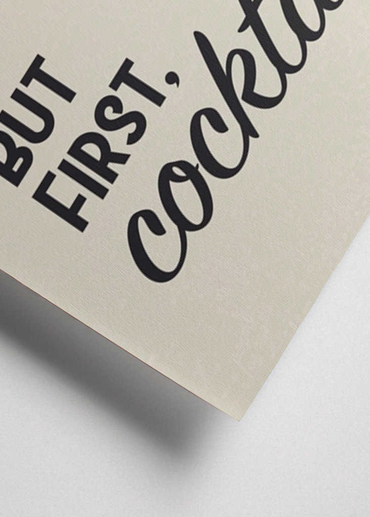 But First, Cocktails