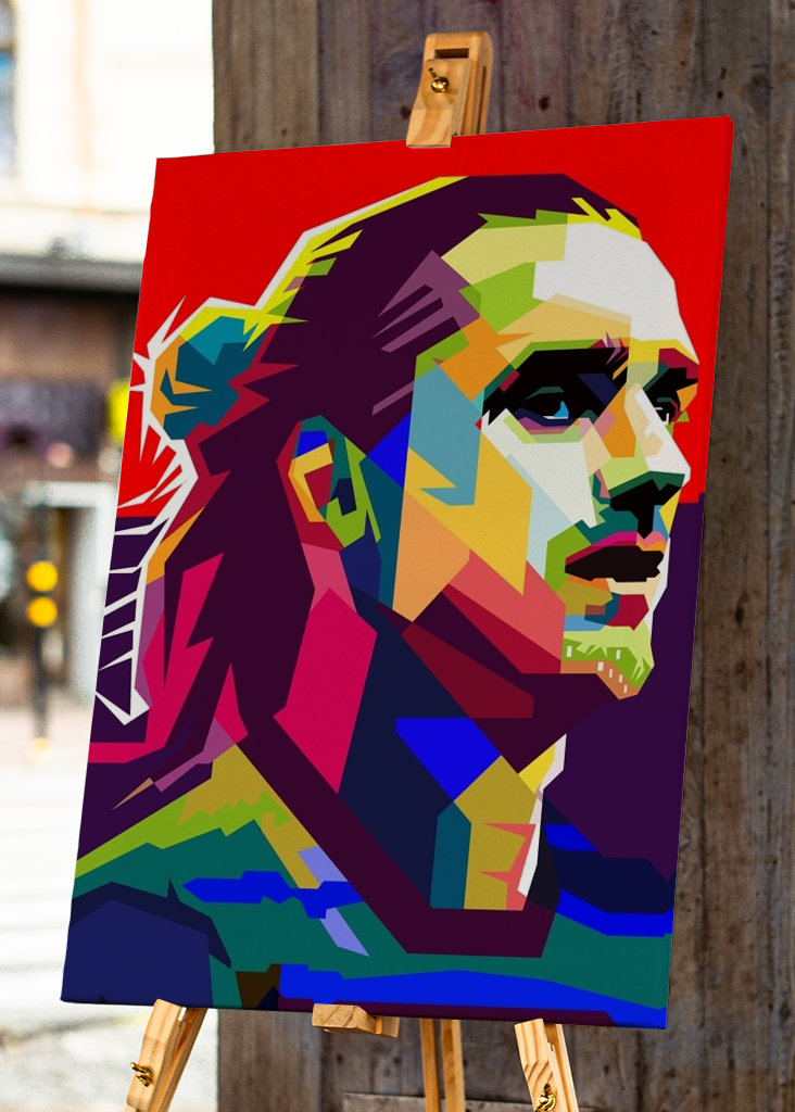 Antoine Griezmann Umenie WPAP