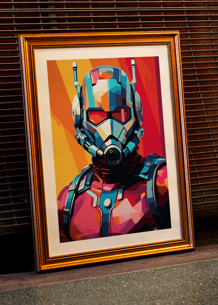 Antman Popart Marvel Hero