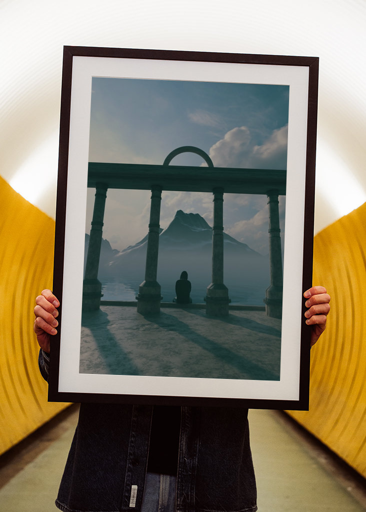 Nézz le 3D szürrealizmus 