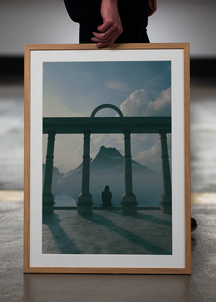 Nézz le 3D szürrealizmus 