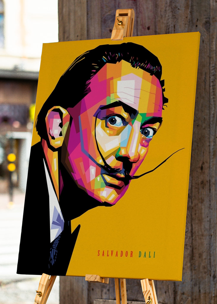 Salvador Dalí WPAP art