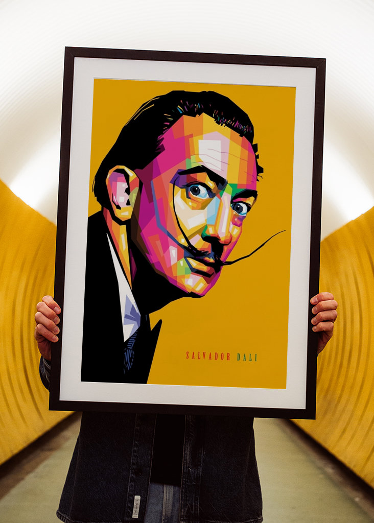 Salvador Dalí WPAP art