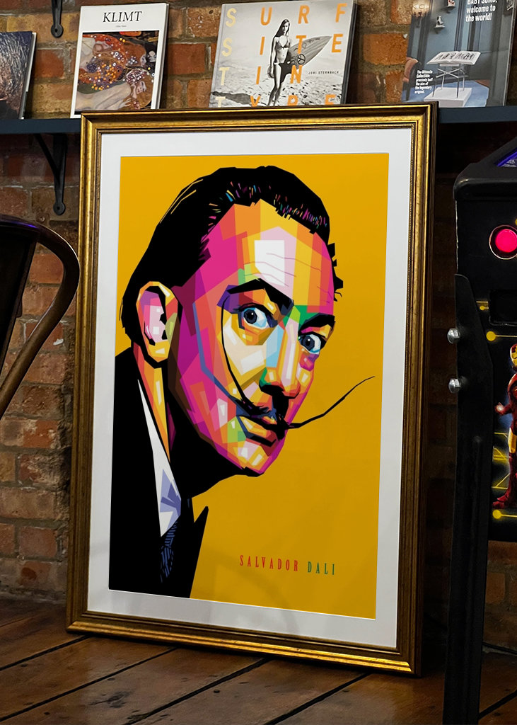 Salvador Dalí WPAP art