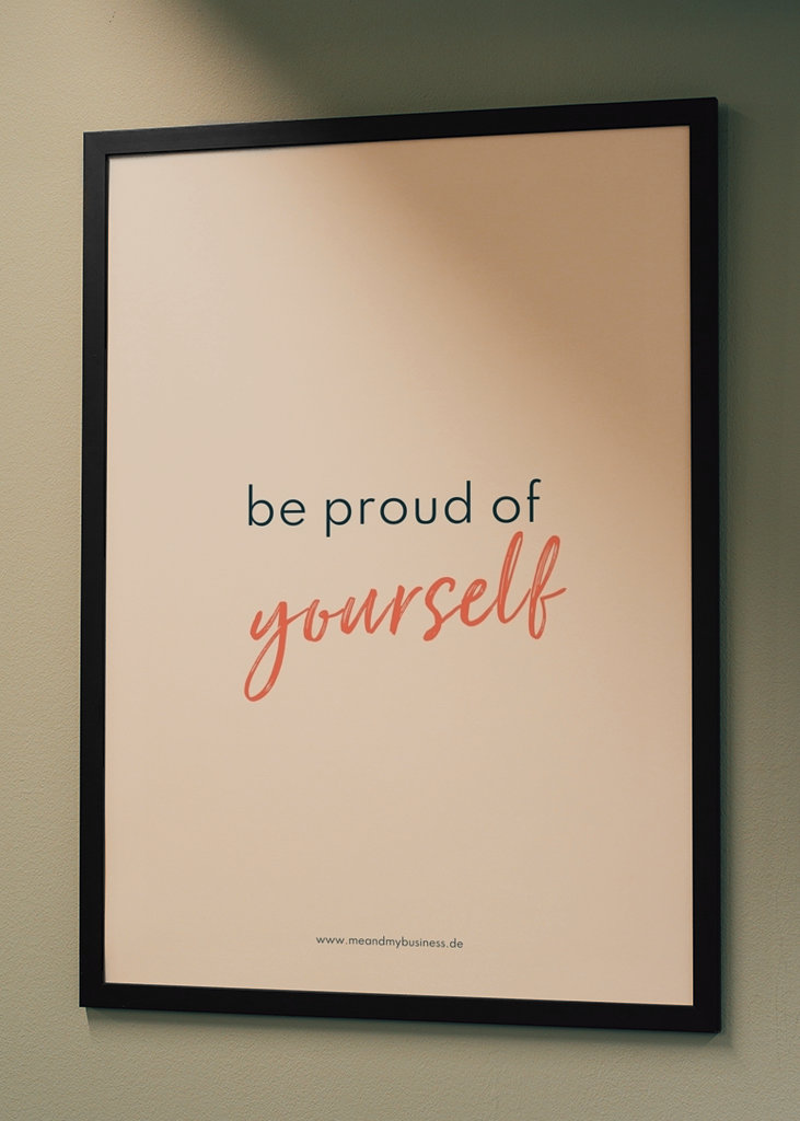 Sii orgoglioso di te stesso