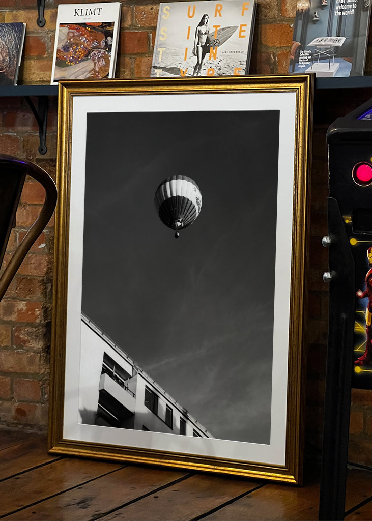 Mongolfiera sui tetti