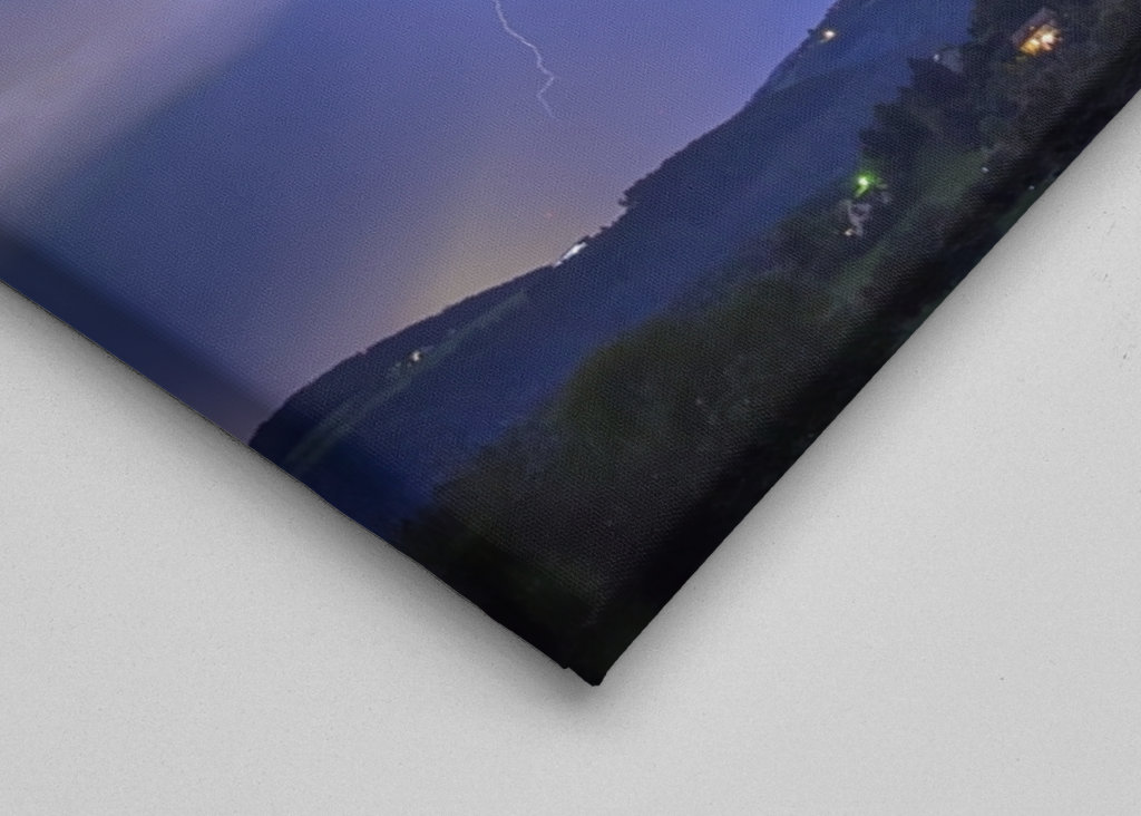 Blitze im Gewittersturm