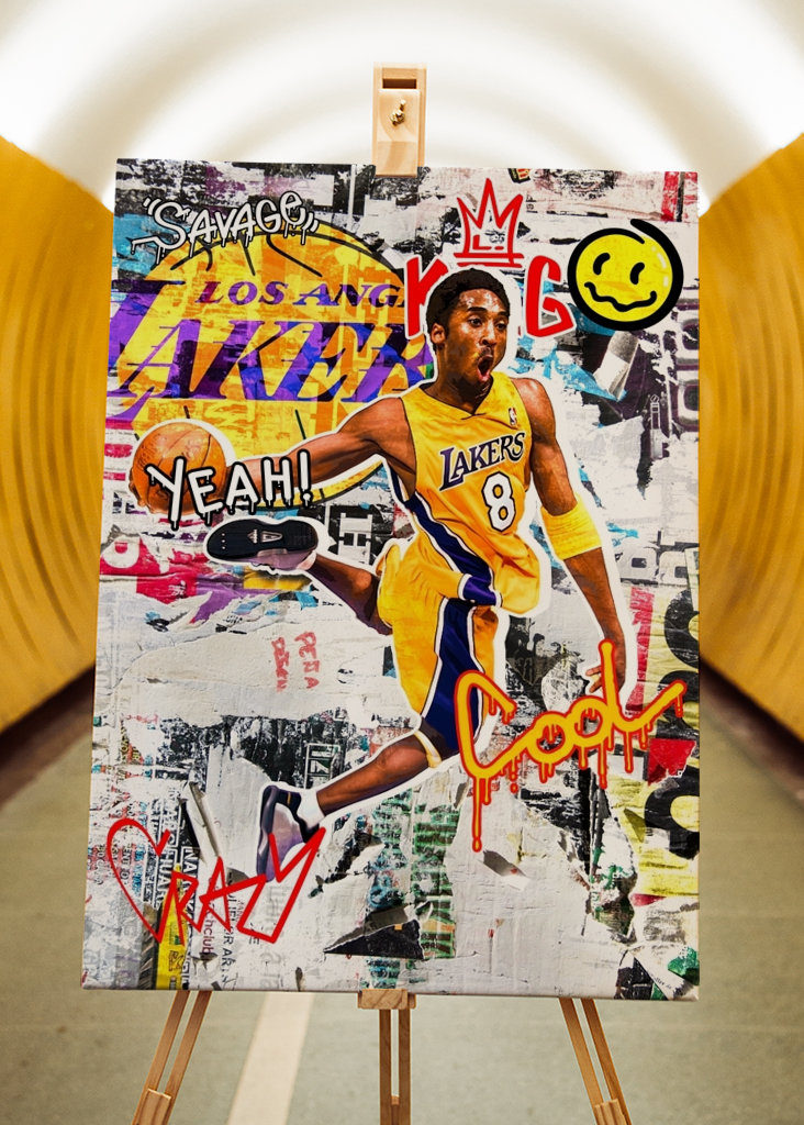 KOBE BRYANT ポスター 8番 LAKERS Kobe Bryant Poster affiches et impressions par Mrcus JOJO - Printler