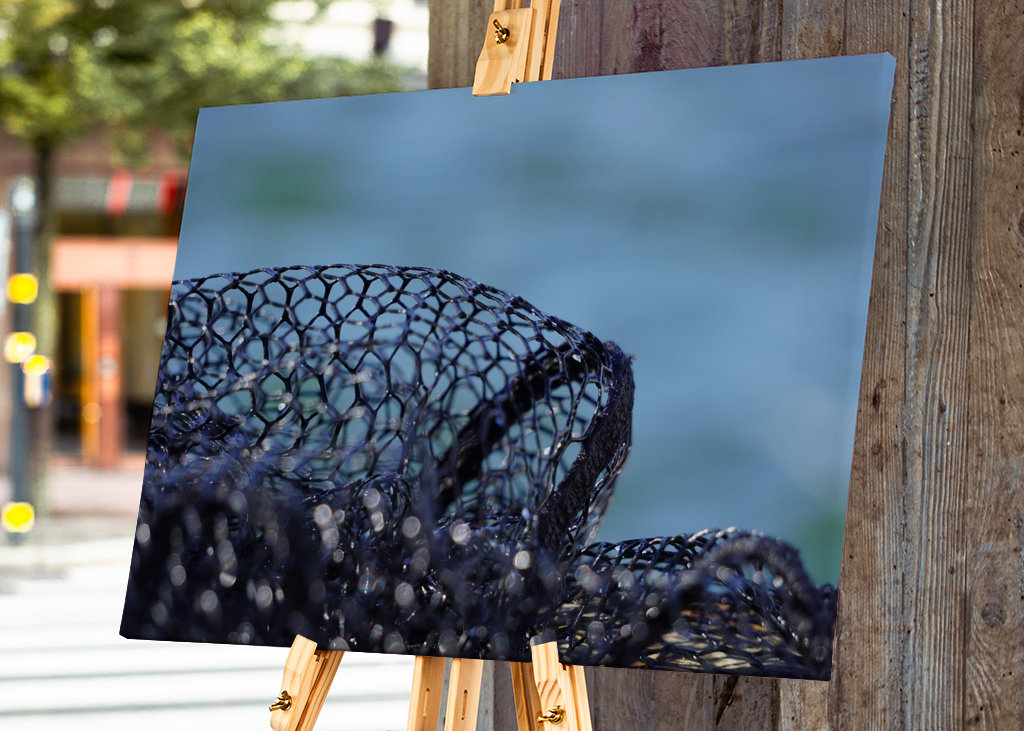 Fishing net on the water