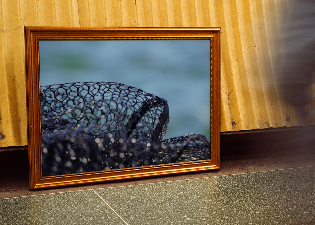 Fishing net on the water