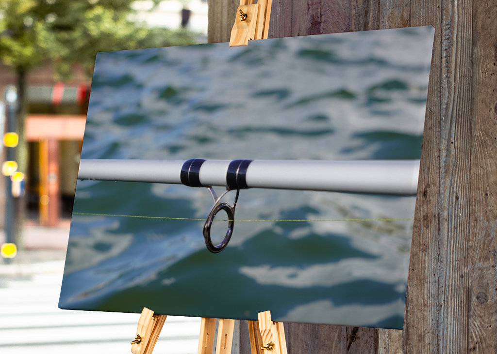 Fishing rod on the water