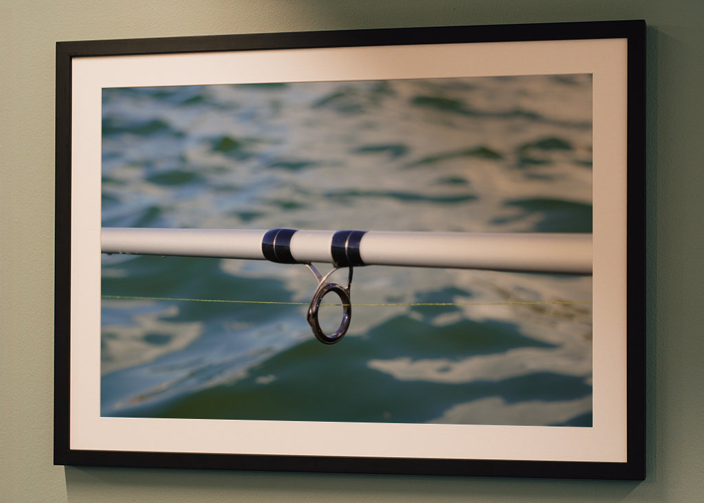 Fishing rod on the water