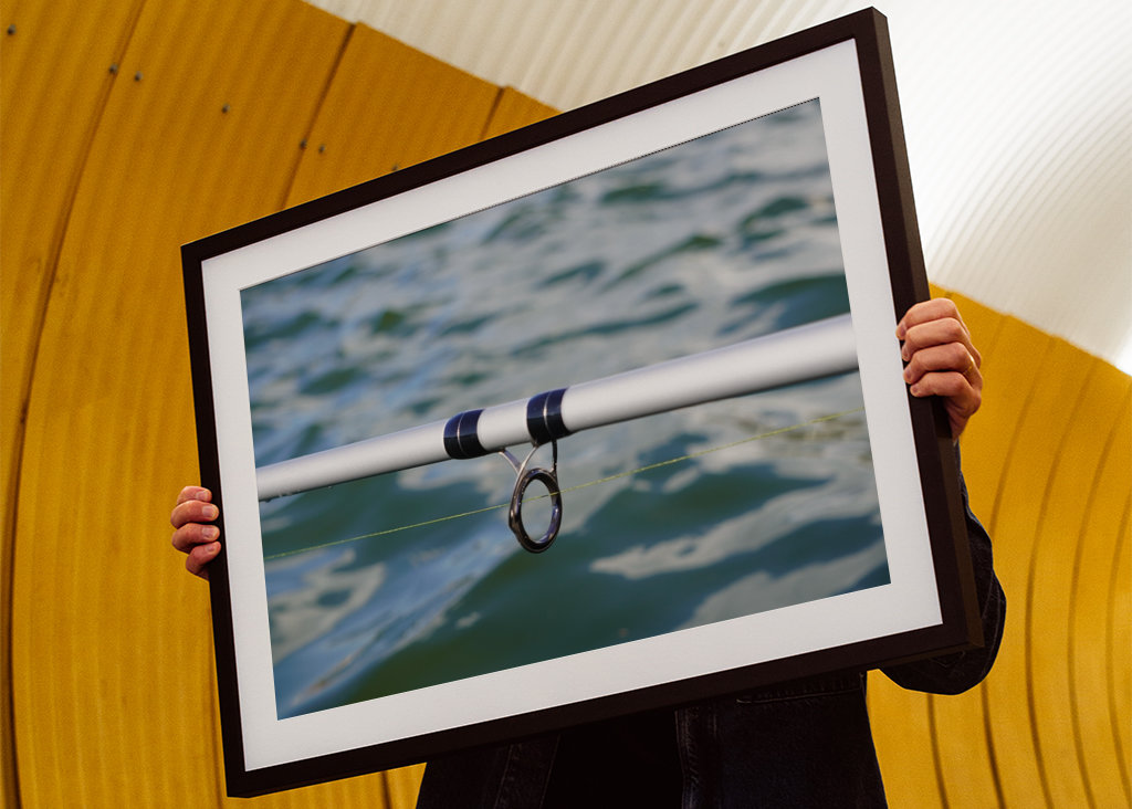 Fishing rod on the water