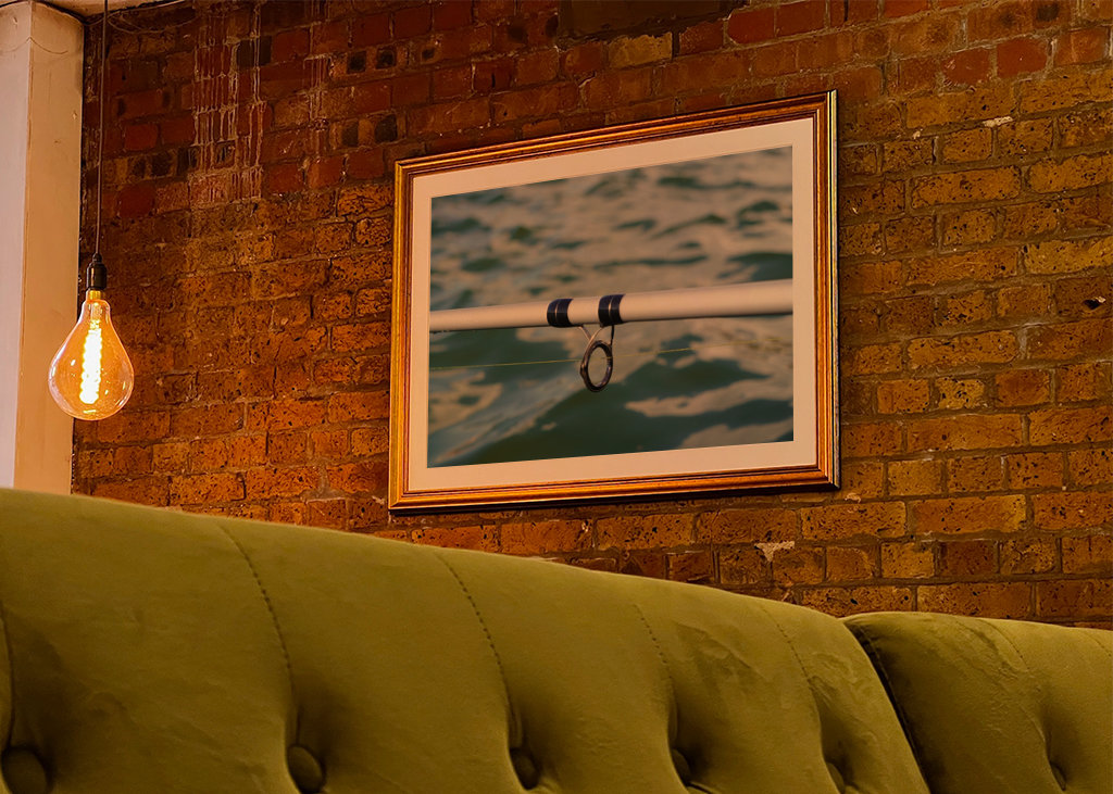 Fishing rod on the water