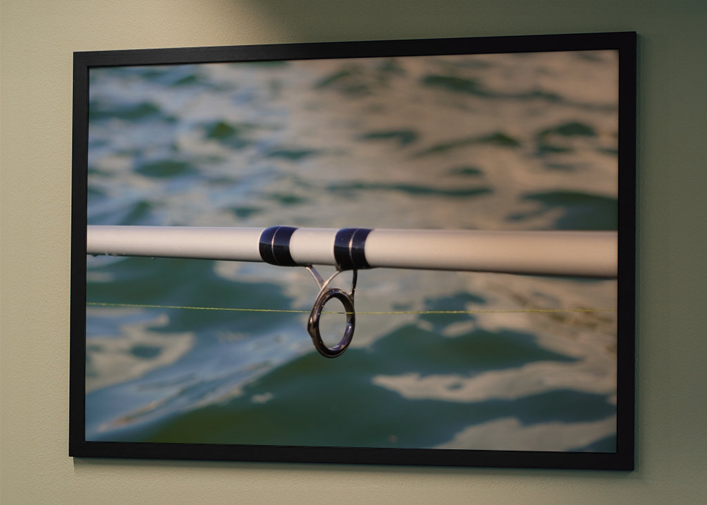 Fishing rod on the water