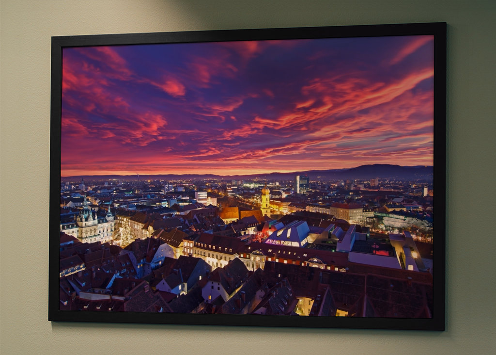 Sonnenuntergang über Graz