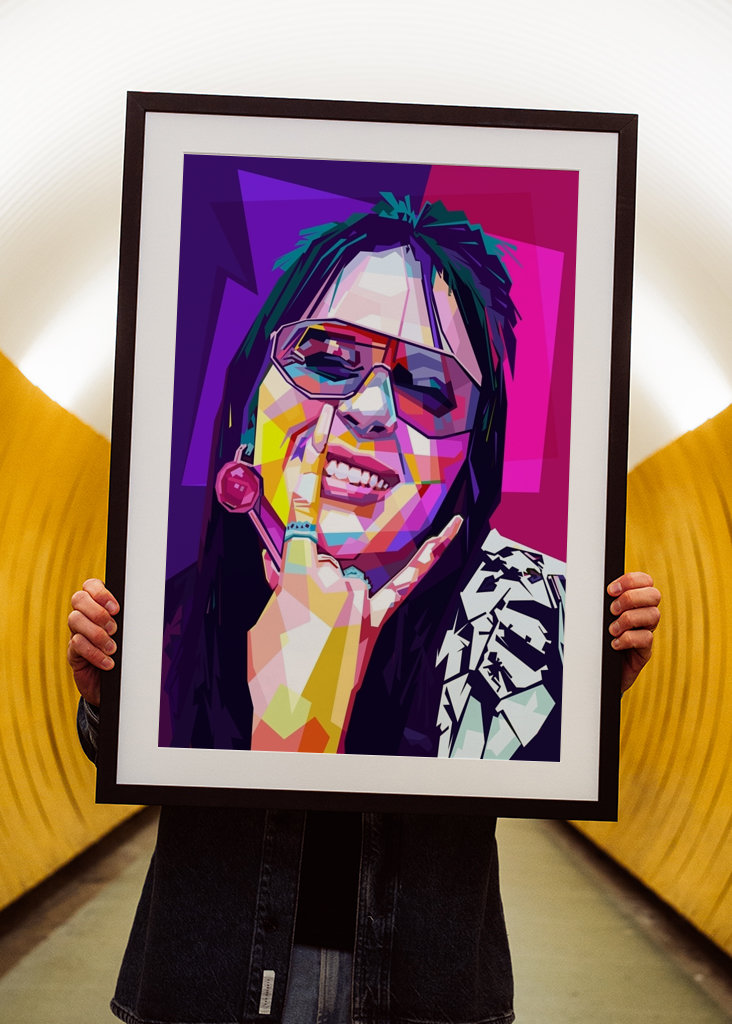 Billie Eilish Pop Art
