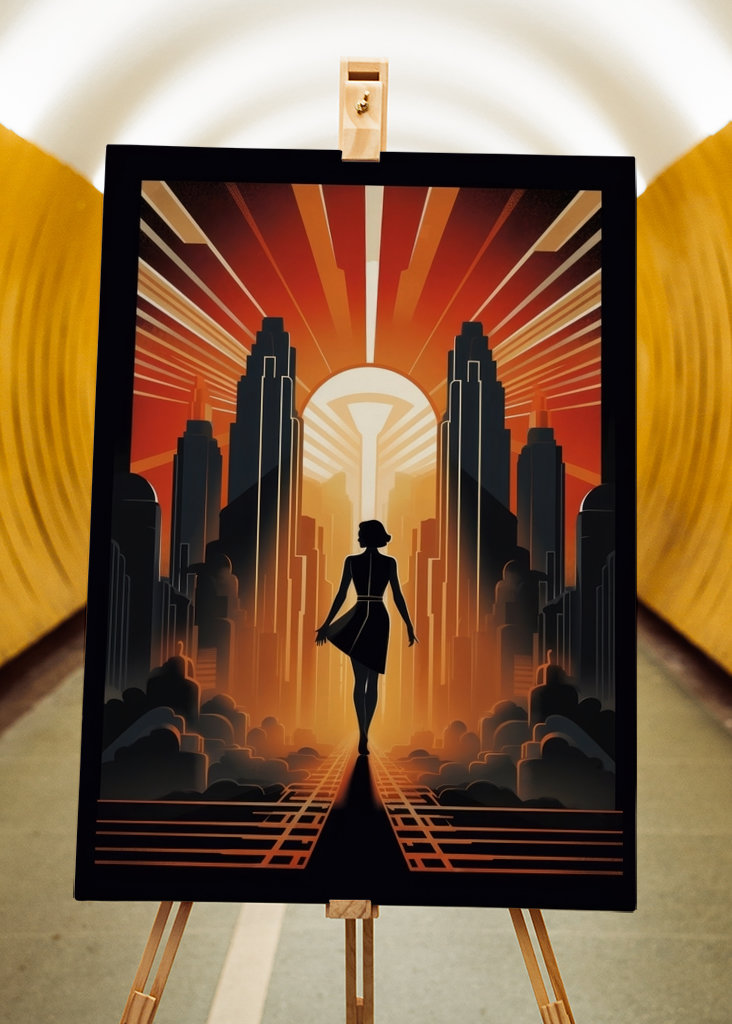 Art Deco Poster Print