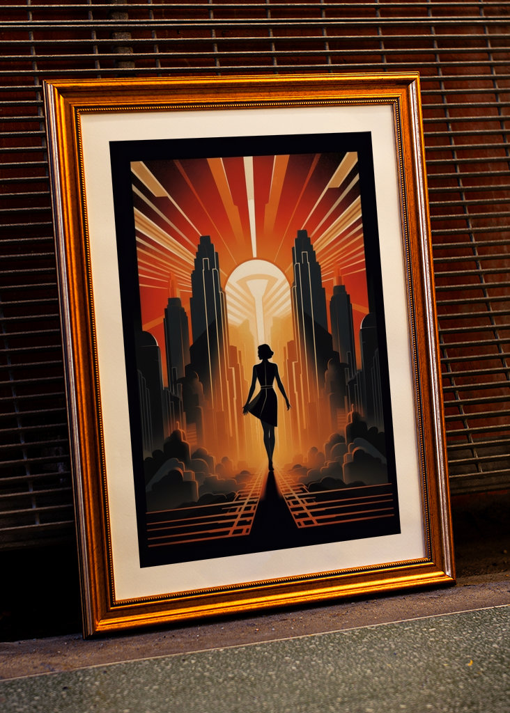 Art Deco Poster Print