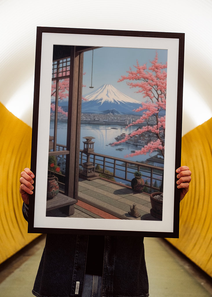 Japán művészeti nyomat