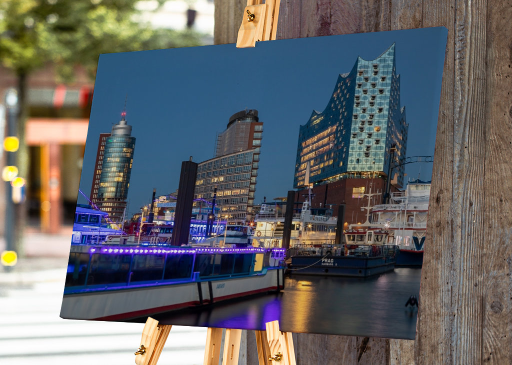 Hamburg in the evening