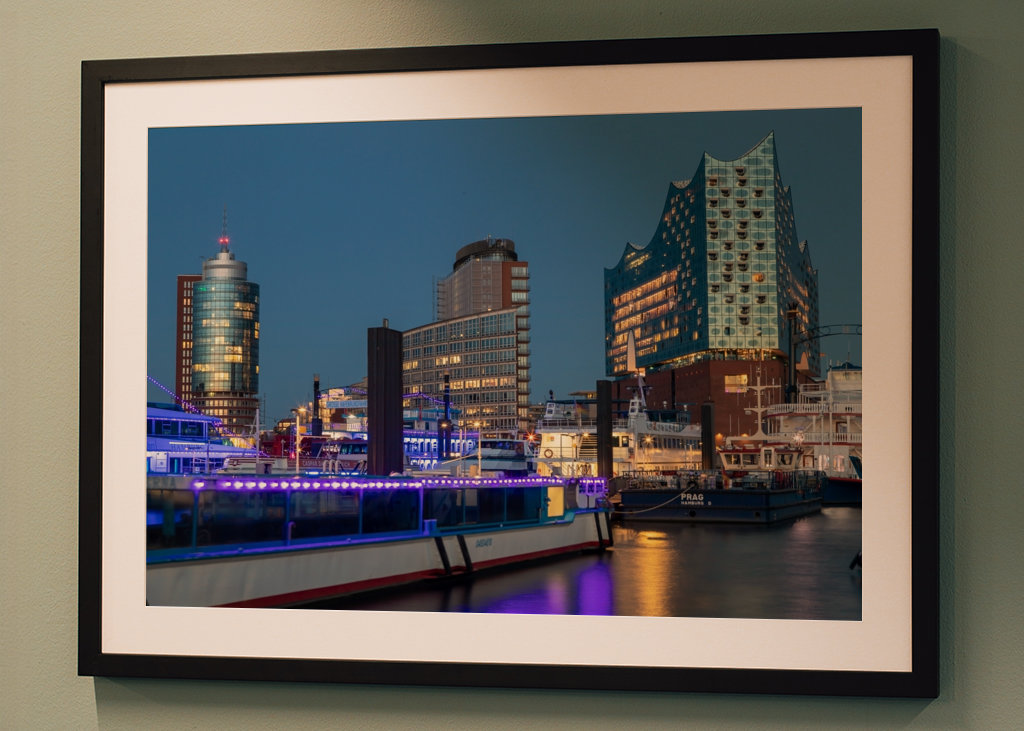 Hamburg in the evening