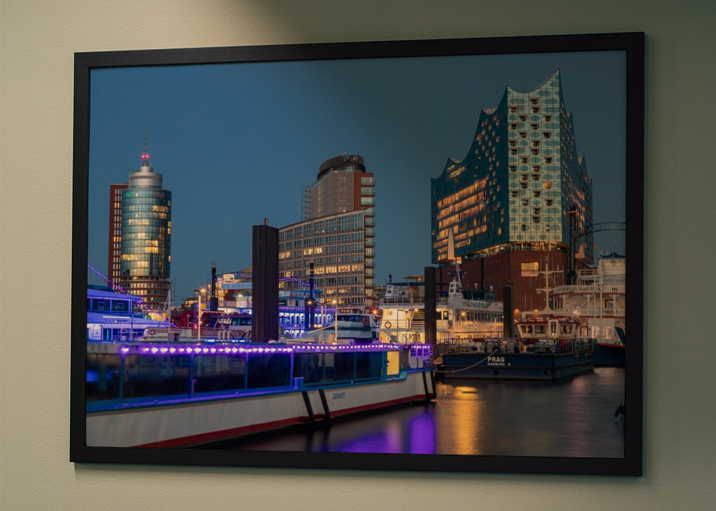 Hamburg in the evening