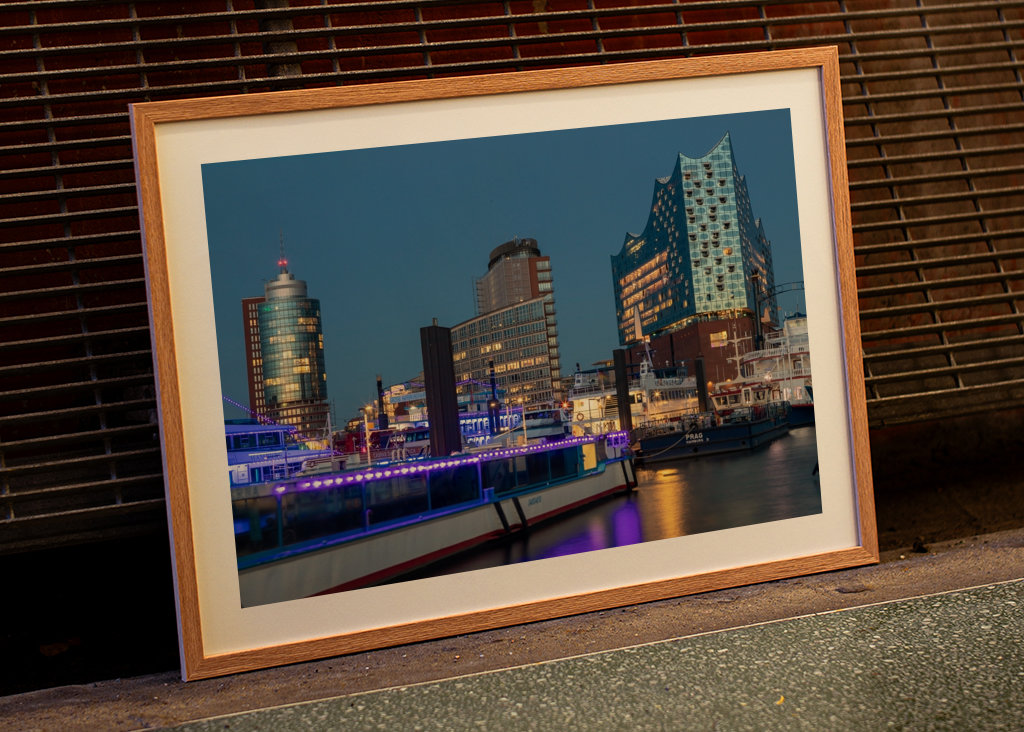 Hamburg in the evening