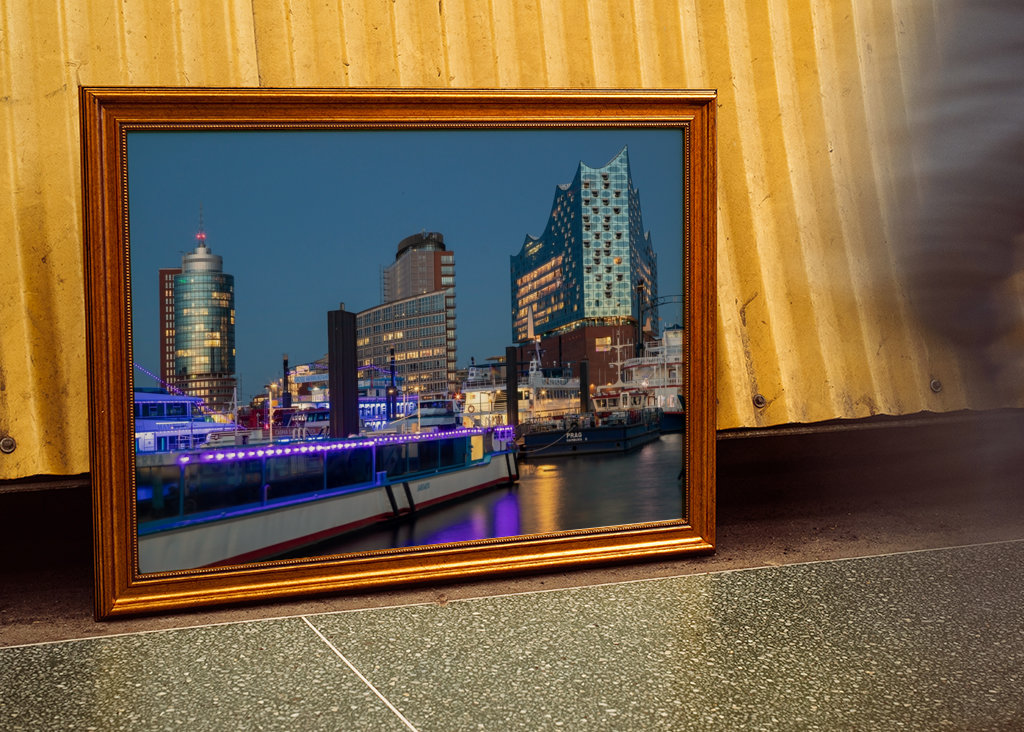 Hamburg in the evening