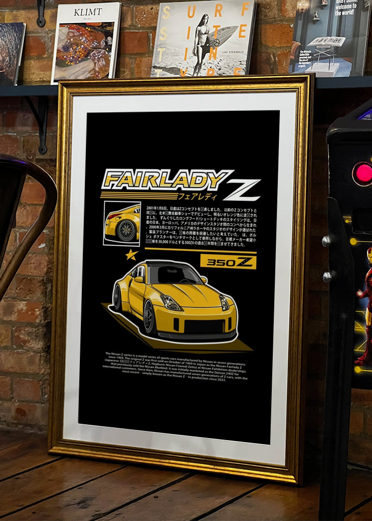 Nissan 350Z Fairlady Z Yellow