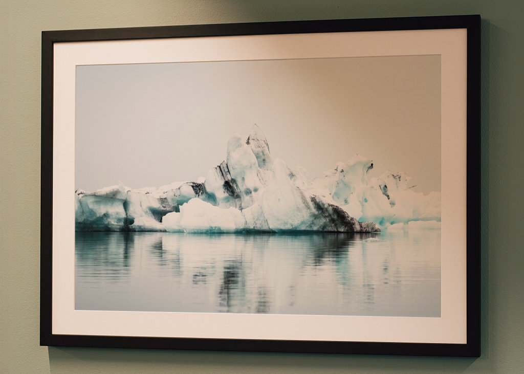 Eisberg v Jökulsarlonu