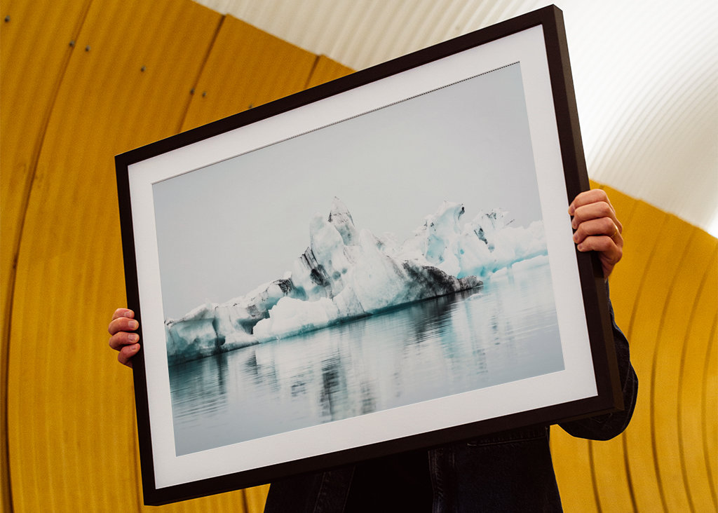 Eisberg v Jökulsarlonu