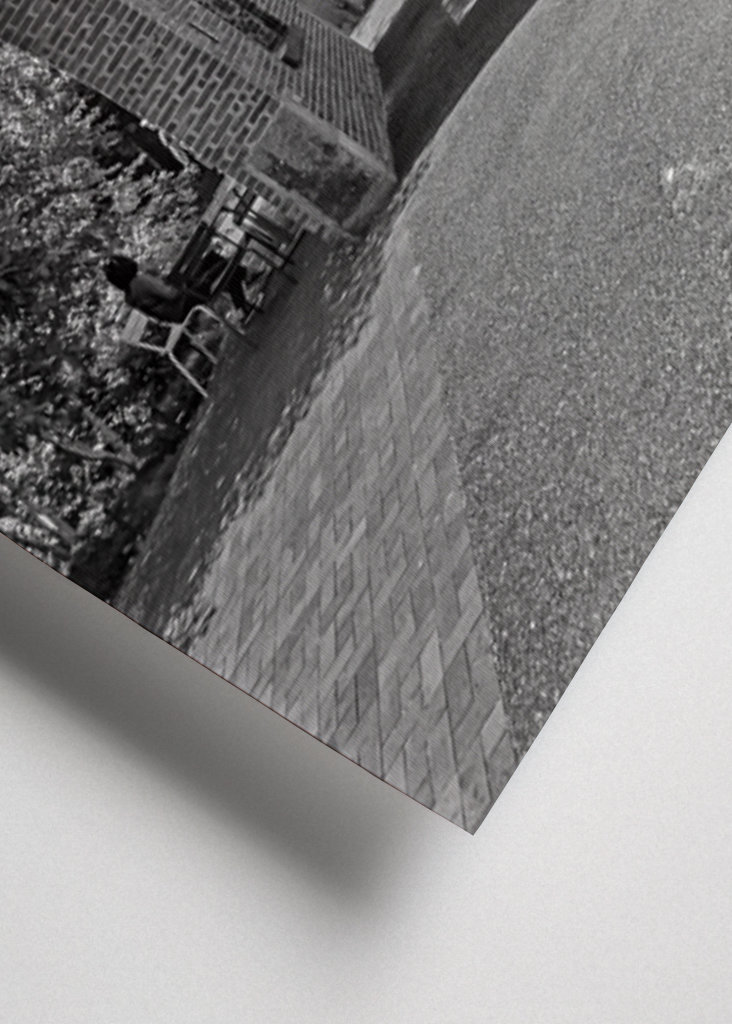 Ponte di Brooklyn i svartvitt