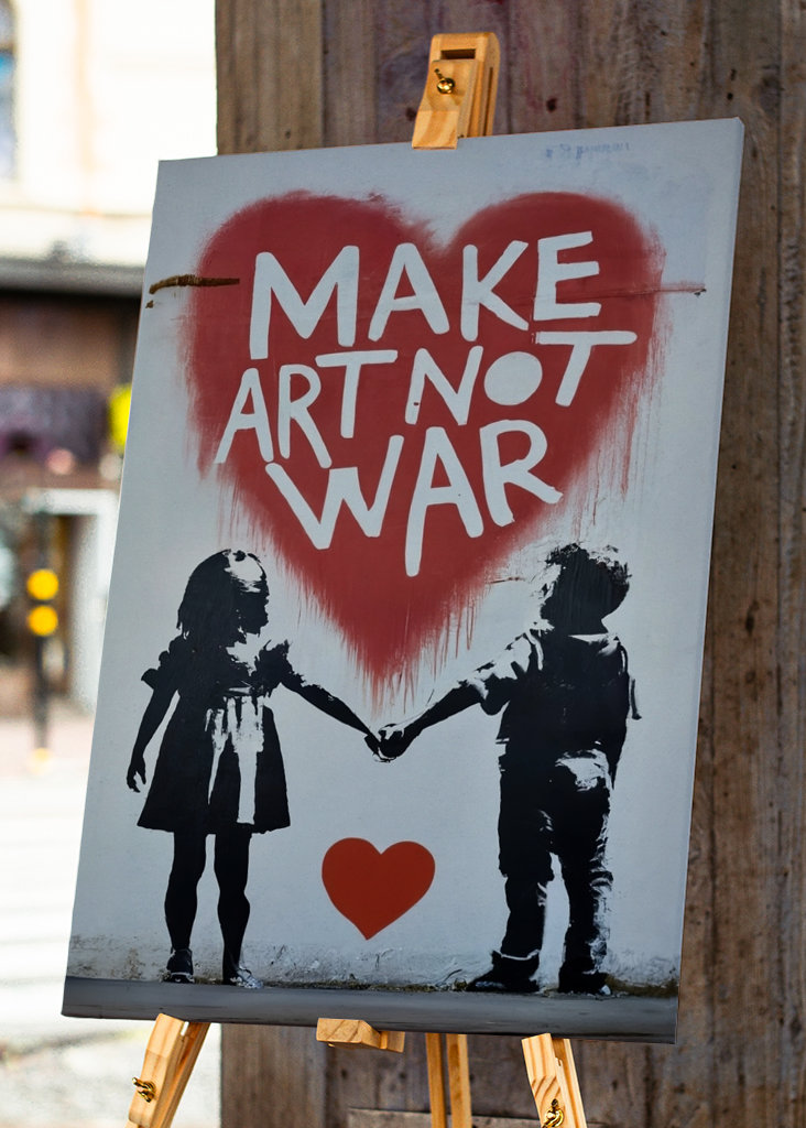 make art no war